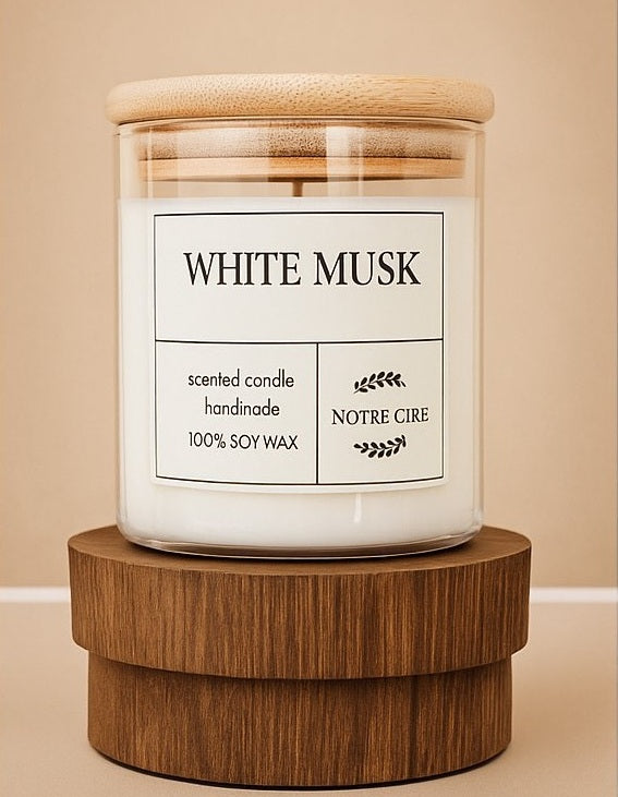 White Musk Soy Candle