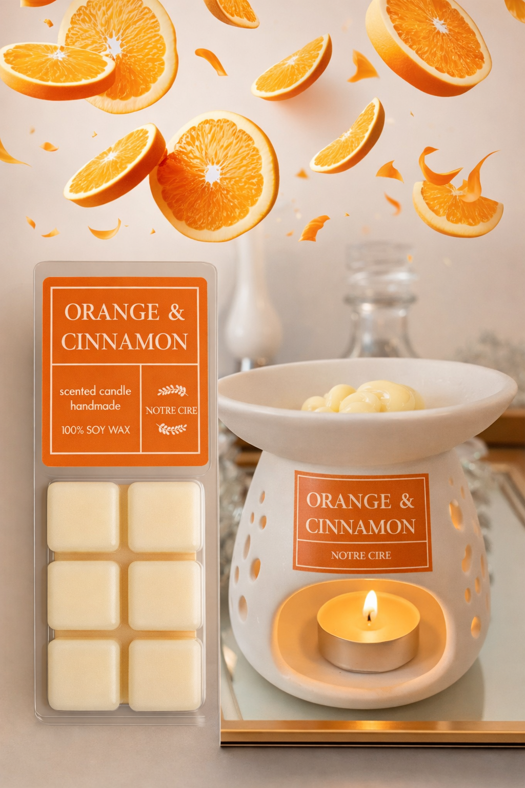 Orange & Cinnamon Wax Melts