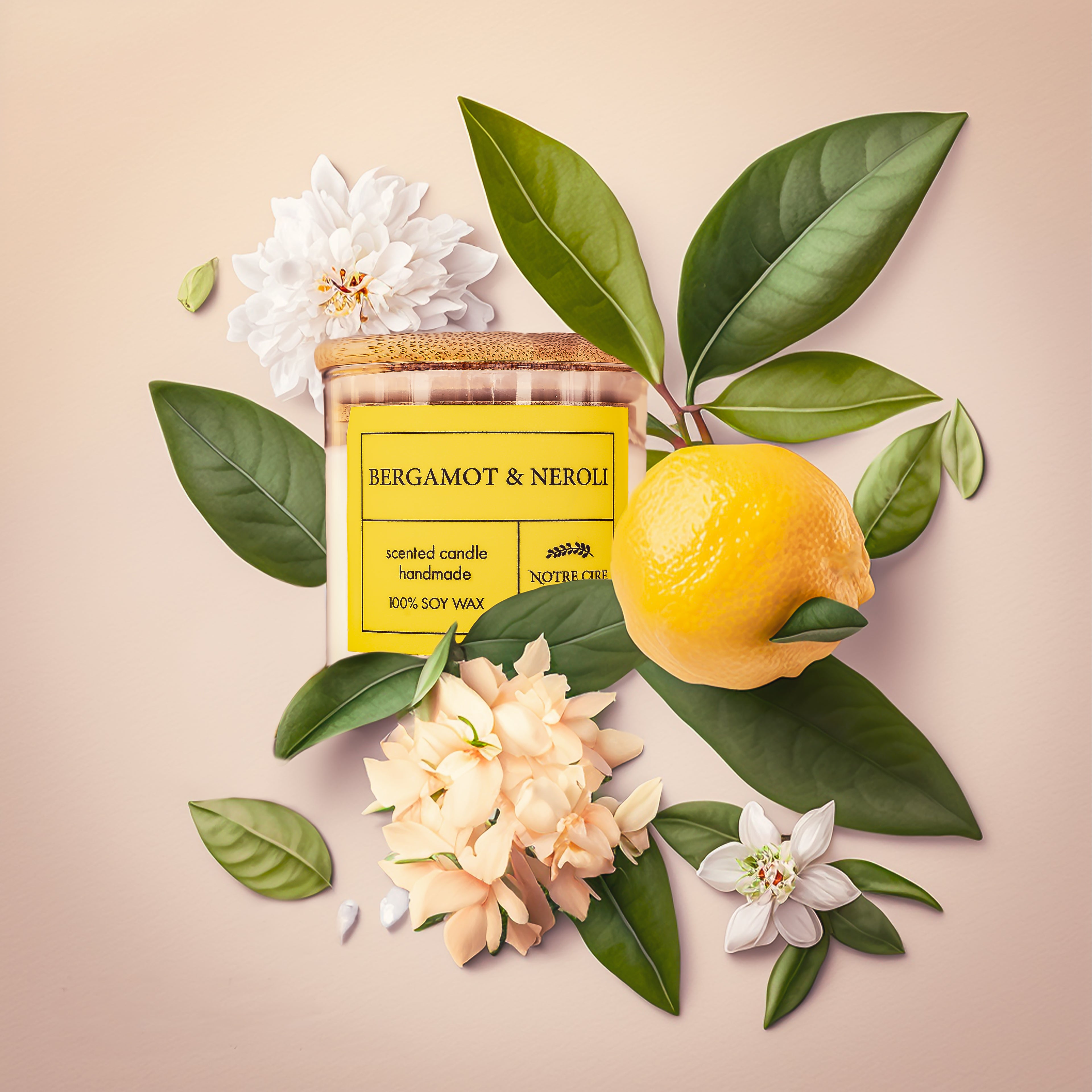 Bergamot & Neroli Soy Candle