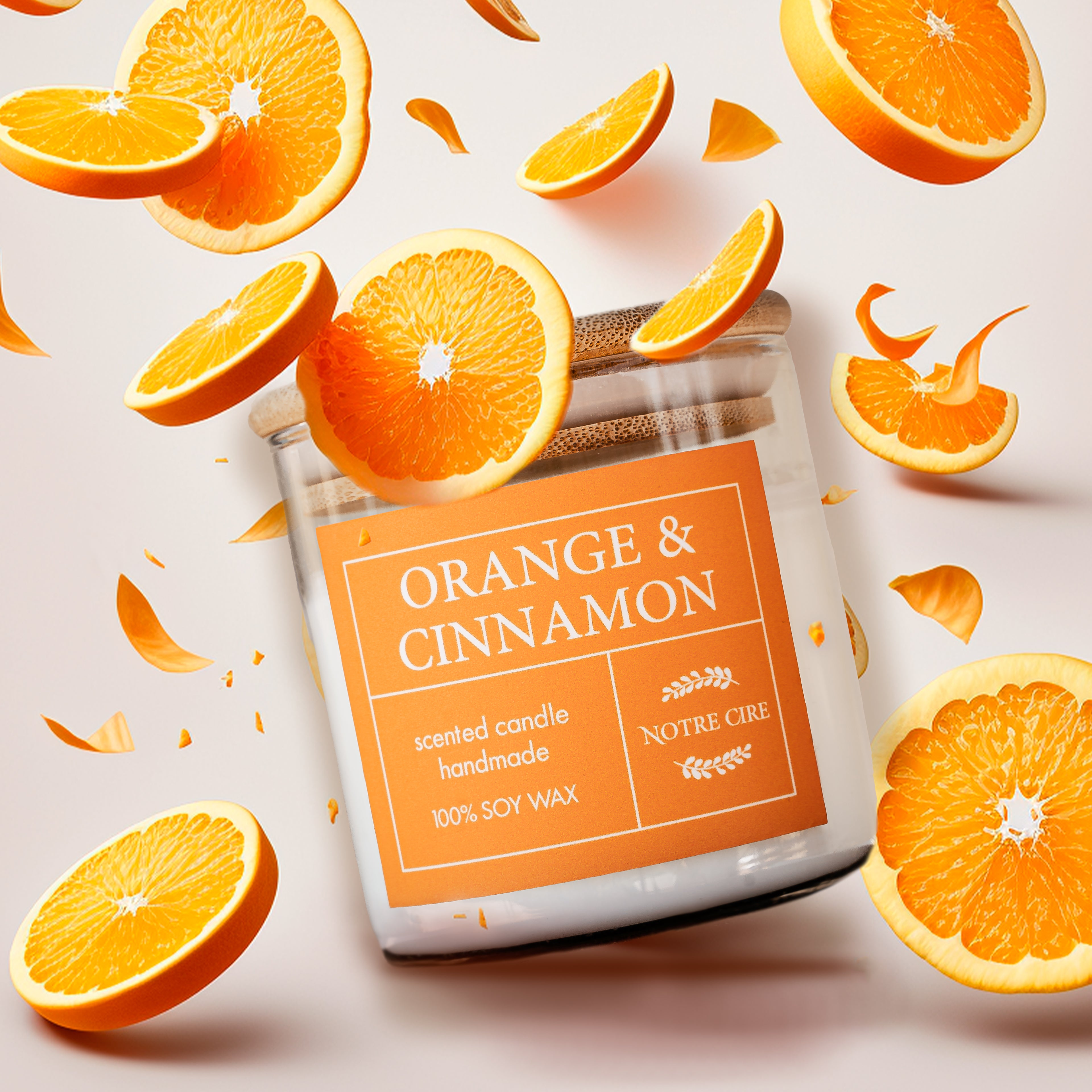 Orange & Cinnamon Soy Candle