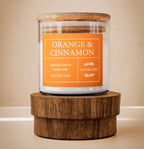 Orange & Cinnamon Soy Candle