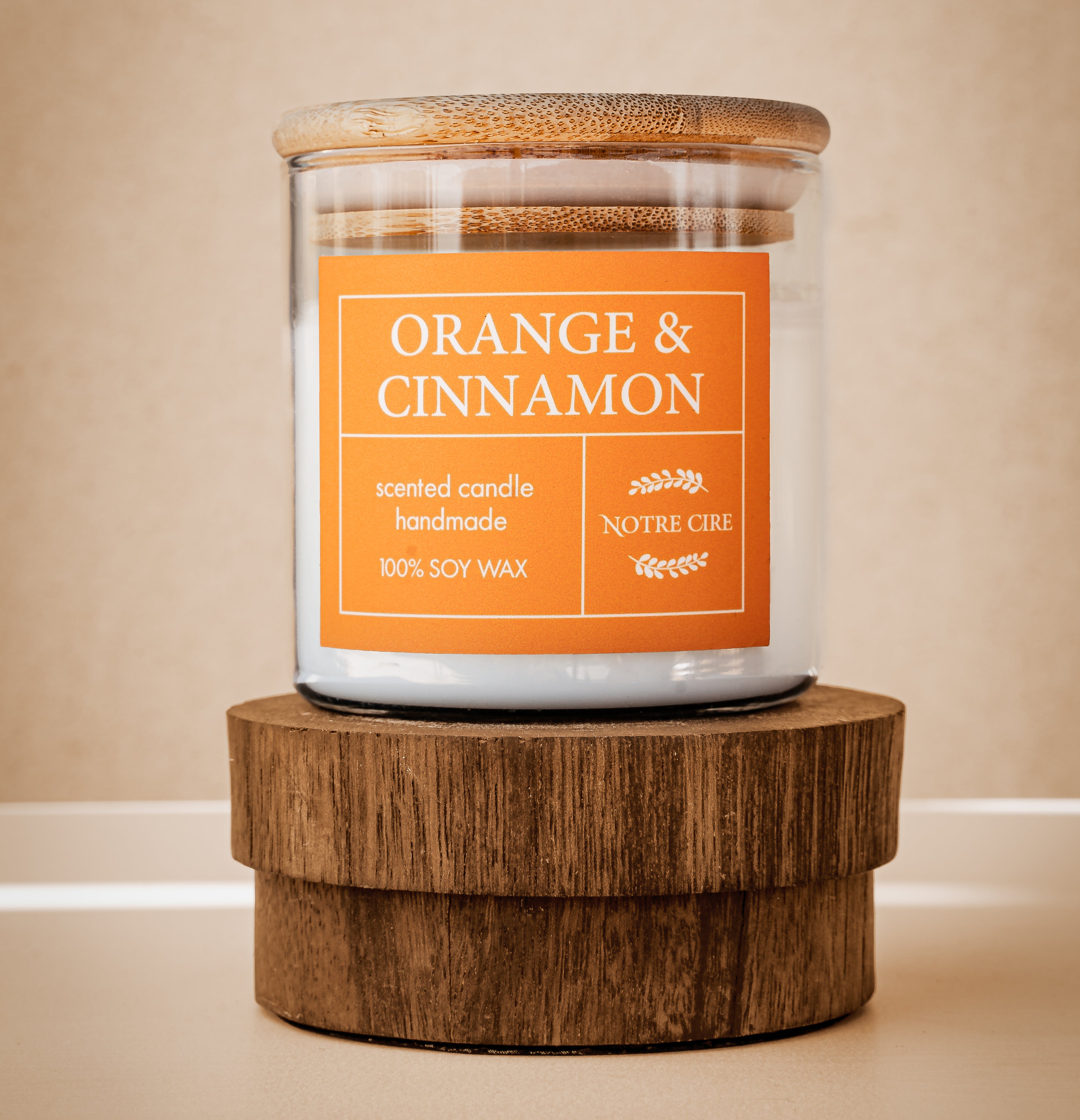 Orange & Cinnamon Soy Candle