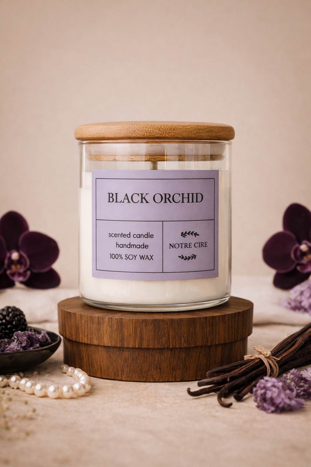 Black Orchid Soy Candle